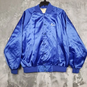 Vintage The Hair Loft Pearson Chicago Blue XXX Large Jacket Nylon Production Ron - Bild 1 von 7