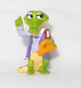 FIGURINE JOUET FERRERO KINDER SURPRISE TOY CROCODILE MISS CROCOMATICS 1993 - Imagen 1 de 3