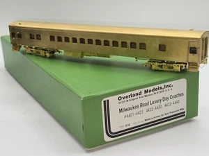 Brass HO Overland Models Milwaukee Road Luxury Day Coach OMI 3110 - Picture 1 of 21