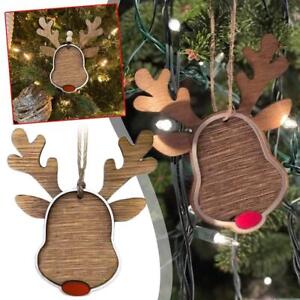Personalized Child Reindeer Ornament Christmas Tree Holiday DIY Ornament X1R1