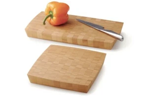Cutting board with beautiful GRID lines Made of bamboo Pot holder Japanese GIFT - Picture 1 of 11
