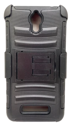 Funda SW Premium con soporte para ZTE Obsidian Z820, negra Foto 1 de 4