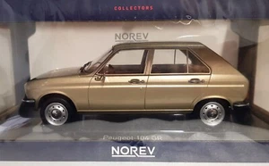 Norev 184904, Peugeot 104 GR, 1981, beige metallic, 1/18, NEU&OVP - Picture 1 of 5