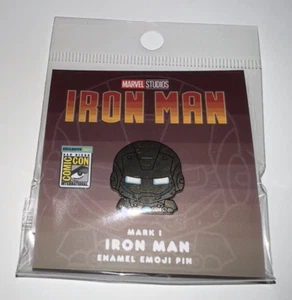 SDCC 2024 100% Soft Iron Man Mark I Enamel Emoji Pin - Picture 1 of 1