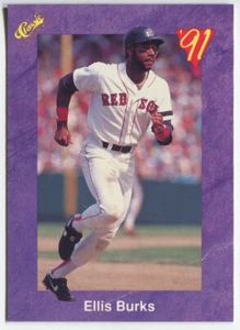1991 Classic #12 Ellis Burks Boston Red Sox - Picture 1 of 2