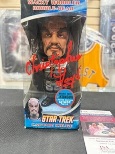 JSA Authentic Christopher Lloyd Autograph 8 Inch Captain Kruge LE Bobble Head - Picture 1 of 2