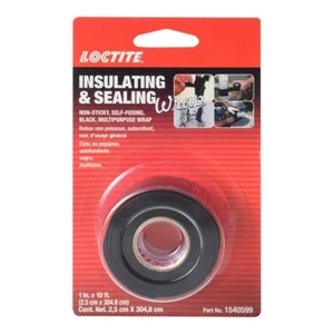 Loctite 1540599 Insulating & Sealing Wrap Black 1in. x 10ft. Roll - Picture 1 of 1
