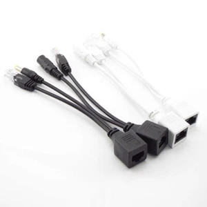 12V POE Splitter Injector Over Ethernet Passive Adapter Cable Kit For IP Camera - Picture 1 of 9
