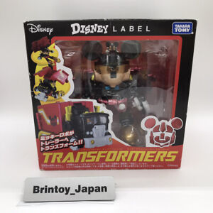 Mickey Mouse Trailer Standard Transformers Figure Toy Takara Tomy Disney Label