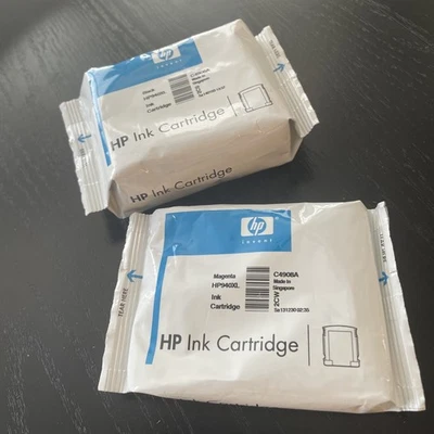 New!! Genuine HP INK CARTRIDGE BLACK HP940XL C4906A Magenta C4908A  + 4 Used? - Image 1 of 4