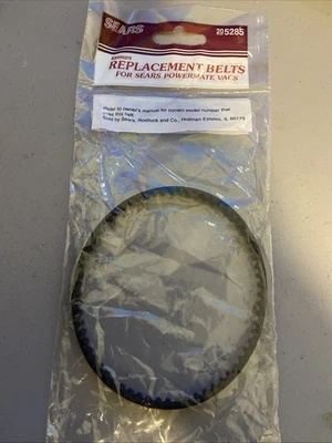 Cinturón de repuesto SEARS para aspiradoras Sears Powermate cinturón acanalado Sears 20-5285 Foto 1 de 2