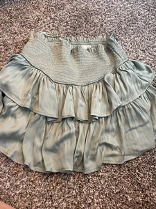 Altard State Gracelyn gesmokter Damen-Skort Größe Medium grün Mini Y2K - Bild 1 von 10