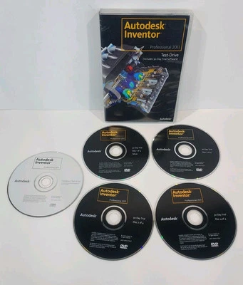 Autodesk Inventor Professional 2011 (Test-Drive) 30 Day Trail 5 Disc Set - Image 1 of 4