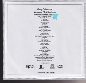 Ozzy Osbourne memoirs of a madmen  2xdvd   legacy edition promo - Bild 1 von 3