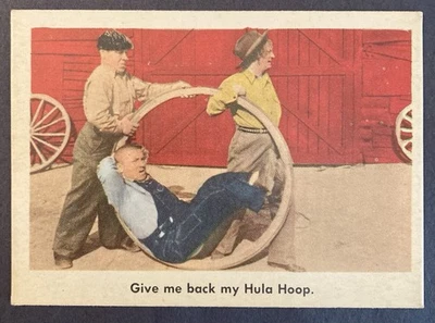 1959 Fleer Three Stooges - #72 - Give Me Back My Hula Hoop. - High Grade - Image 1 of 2