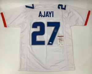 JAY AJAYI BOISE COLLEGE SIGNED CUSTOM STITCHED JERSEY JSA WITNESS COA - Picture 1 of 3