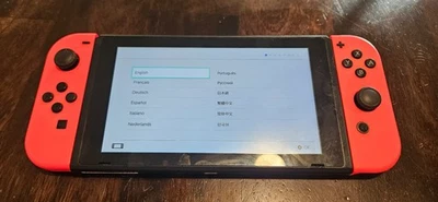 Nintendo Switch 32GB Console Neon Red/Red Joy-Con - Image 1 of 4