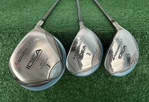 Women's ADAMS IDEA a3OS Driver, 3 & 5-Wood Set, Ladies PETITE, Right Hand - Picture 1 of 11