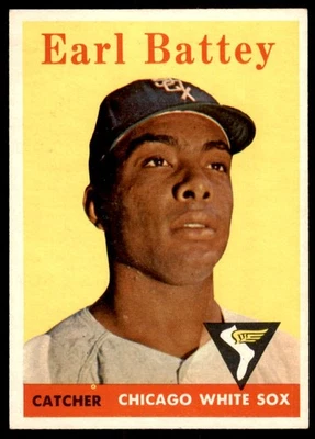 1958 Topps Set Break Earl Battey #364 casi nuevo-como nuevo o mejor Foto 1 de 2