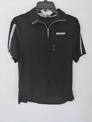 Jamie Sadock Golf Leisure Black Polo Shirt Women's Size Medium - Image 1 of 4