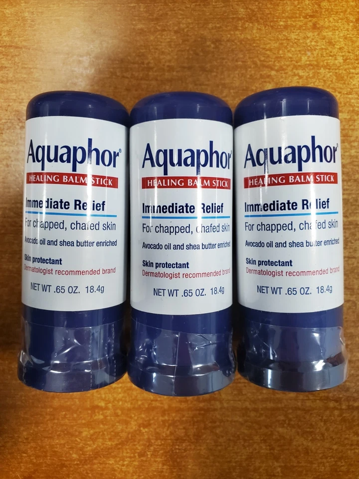 AQUAPHOR HEALING for baby BALM STICK IMMEDIATE RELIEF CHAPPED CHAFFED SKIN (2pk)