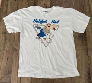 Vintage Family Guy Shirt Mens XXLWhite 2008 Peter Stewie Toilet Dutiful Dad TEE - Picture 1 of 5