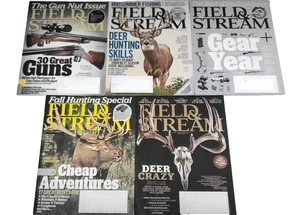 LOT SET 5 FIELD & STREAM HUNTING FISHING CAMPING 2010 2011 ~ VG TO EX CONDITION - Imagen 1 de 6