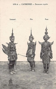 Cambodia - Royal dancers - Publ. P. Dieulefils 1698A - - Cambodge - Danseuses ro - Picture 1 of 2
