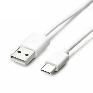 USB Type-C 3.1 Fast Charging Cable For Smartphone, Power Banks – 1.5m, White - Picture 1 of 6