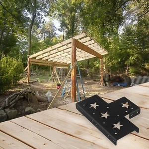 Kit de extensión de soportes en T para pérgola de alta resistencia de 1 pieza 4x4 pulgadas, 3 vías - Imagen 1 de 17