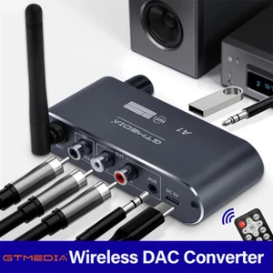 GTMedia Bluetooth 5.2 Empfänger Infrarot AUX Coaxial USB Audio Adapter KFZ TV PC - Bild 1 von 12