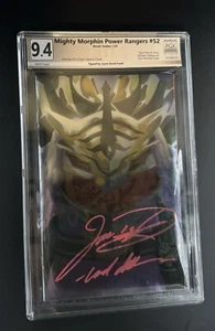 Boom! MMPR Power Rangers #52 PGX 9.4 Virgin Foil SIGNED Jason David Frank JDF - Picture 1 of 21