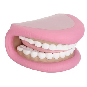 Kids Mouth Hand Puppet 28 Teeth Tongue Mouth Puppet With Toothbrush - Photo 1/22