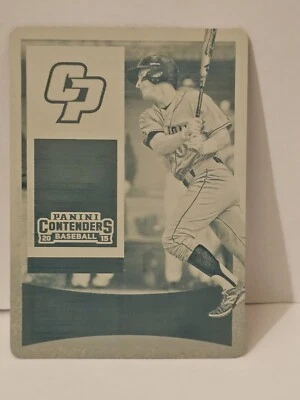2015 Panini Contenders Baseball 1/1 Rookie Printing Plate Mark Mathias!  B13 - Image 1 of 2