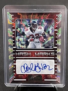 Libro de jugadas Jamal Anderson 2022 Hash Marks Auto Gold #/99 Falcons -SP - Imagen 1 de 2