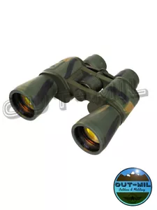 Binoculares Camuflaje Militar Plegable Lente 10x 50 con Funda - Imagen 1 de 2