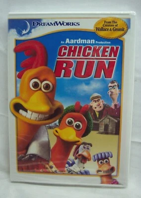 CHICKEN RUN DVD 2000 NEW In Shrinkwrap Dreamworks Aardman Production - Image 1 of 3
