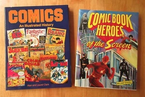 Lot of *2* Oversized Comics HCs: ILLUSTRATED HISTORY +CB HEROES/SCREEN *Unread!* - Picture 1 of 6