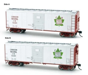 Bowser CN ""Maple Leaf"" 40' Box Cars (verschiedene Autotr.s) Neu im Karton RTR *KOSTENLOSER VERSAND - Bild 1 von 1
