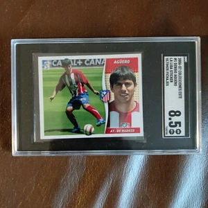 Sergio Aguero - Panini Este La Liga 2006/07 - Rookie Sticker SGC 8.5 - Picture 1 of 4