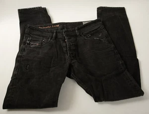 Diesel Jeans (UA1) Uomo Belther 0824E (JSF6) Pantaloni Regolari Slim Conici 31W 32L - Foto 1 di 16