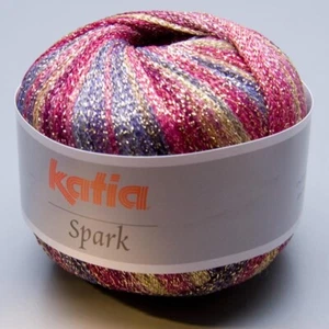 Katia Spark 083 rot-gold 50g Wolle (11.80 EUR pro 100 g) - Bild 1 von 2