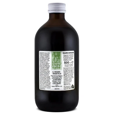 CARCIORAB Amaro DEPURATIVO DISINTOSSICANTE Fegato/Digestione SENZA ALCOOL/ZUCCH.