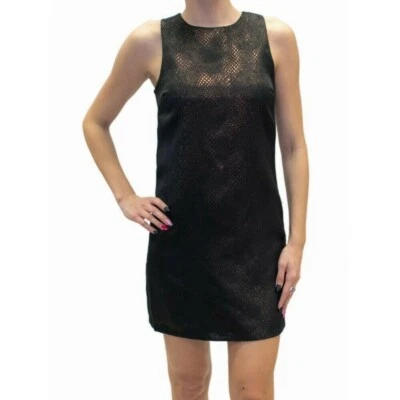 Vestido vaquero estampado Love...Ady negro dorado para mujer talla Mediano 152703 Foto 1 de 2