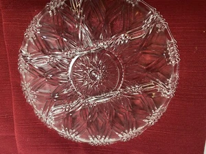 Vintage Sawtooth divided Relish Serving Dish (K) - Picture 1 of 3