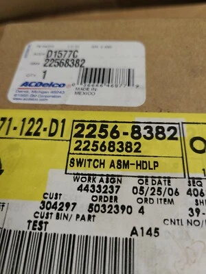 Nuevo interruptor de faros multifunción AC Delco D1577C Chevrolet Cavalier 1991-1994 Foto 1 de 2