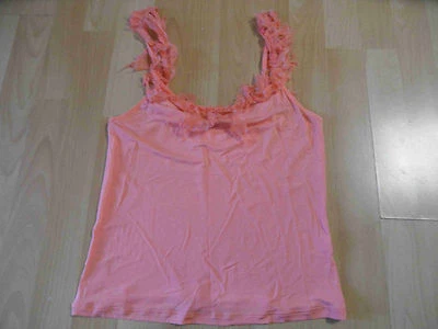 GEORGES RECH synonymes chices top corail avec lambeaux taille 4 TOP ZT316 - Photo 1/2