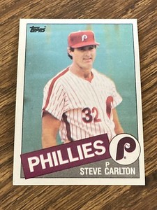 Vintage 1985 Topps #360 STEVE CARLTON Cards Phillies White Sox P HOF RARE NM/Mt