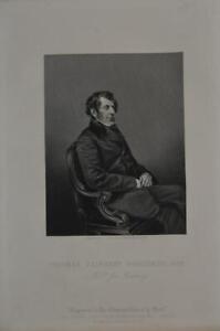 Portrait d'art antique MP pour Finsbury Angleterre Thomas Duncombe original années 1850