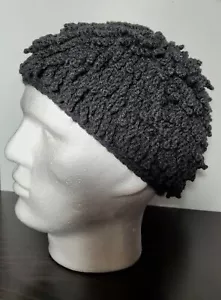 Billy Gibbons ZZ Top inspirierte afrikanische Aktmütze. Dreadlocks Häkelbeanie. Charcl - Bild 1 von 12